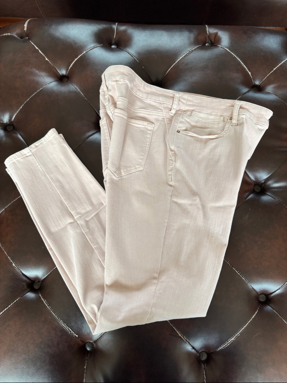 Chico's Pale Pink Platinum Jeggings
